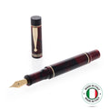 Gioia Alleria Amaranto Red-black GT Fountain Pen - SCOOBOO - GA-742-M - Fountain Pen
