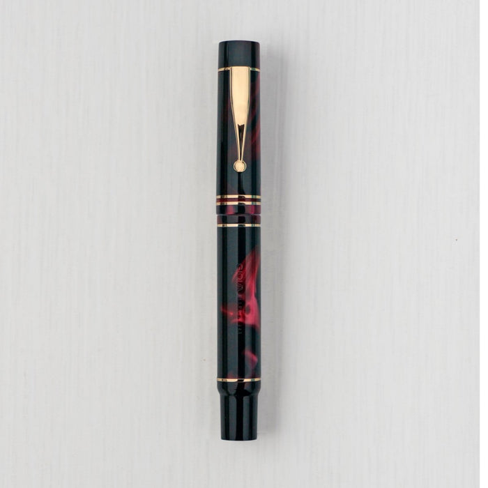 Gioia Alleria Amaranto Red-black GT Fountain Pen - SCOOBOO - GA-742-M - Fountain Pen