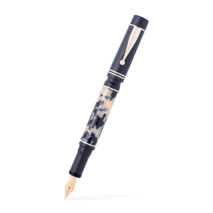 Gioia Alleria Tramonto Sand Black GT Fountain Pen - SCOOBOO - GA-730-B - Fountain pen