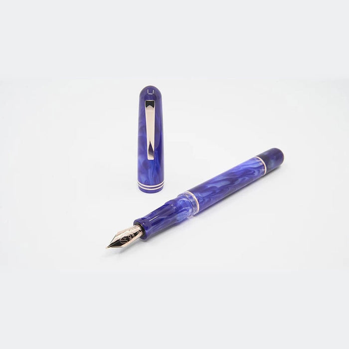 Gioia Metis Blue Aesthatic Rose Fountain Pen - SCOOBOO - GM-046-M - Fountain pen