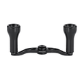GOMEXUS 100MM ALUMINIUM BAITCAST HANDLE EXQUISITELY ENGRAVED CNC KNOB 24MM [SZ:8X5  CLR:BLACK]