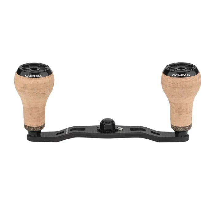 GOMEXUS 105MM CARBON FIBRE BAITCAST HANDLE CORK 27MM [SZ:8X5 CLR:BLACK]