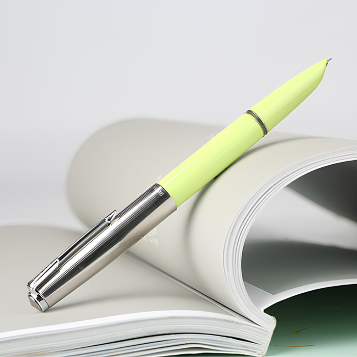 Hero 616 Plus F Fountain Pen Silver Cap