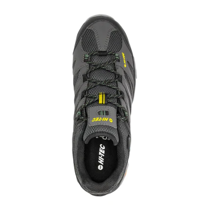 HI-TEC TARANTULA LOW WP HIKING BOOTS MENS [CLR:DARK SHADOW/CITRON/GREY SZ:9]