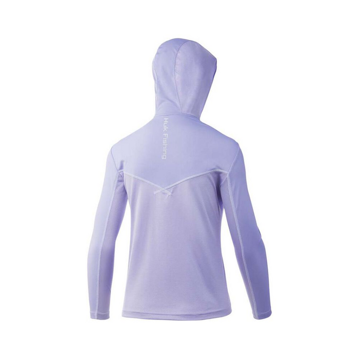 HUK ICON X SOLID HOODIE LONG SLEEVE SHIRT WOMENS