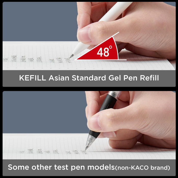 Kaco 0.5mm Bullet Tip Gel Pen Refill Set