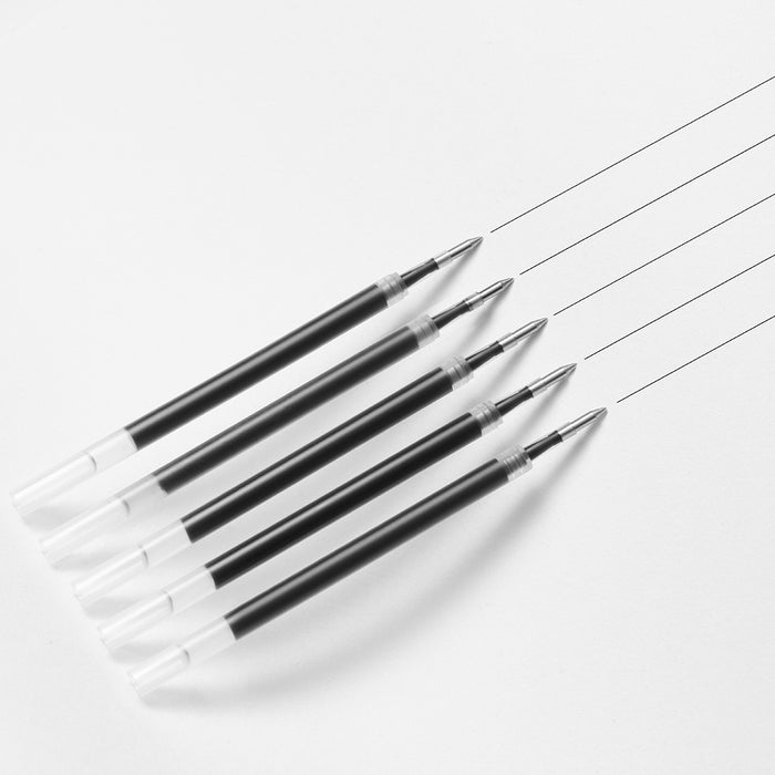 Kaco Black Ink Gel Pen 0.45mm Refills (Bullet Tip) Set