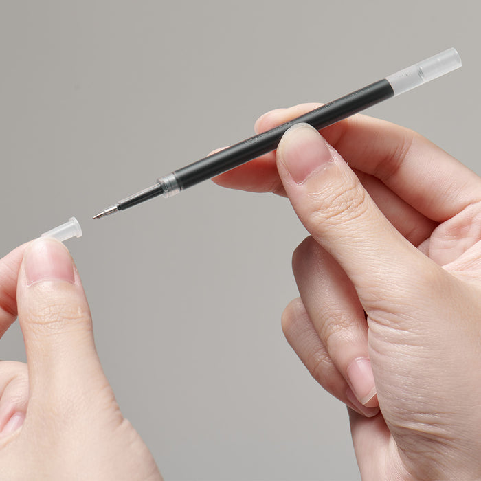Kaco Black Ink Gel Pen Refills (ST Tip) Set
