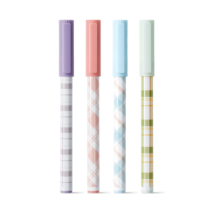 Kaco Jumbo Plaid Gel Pen Set