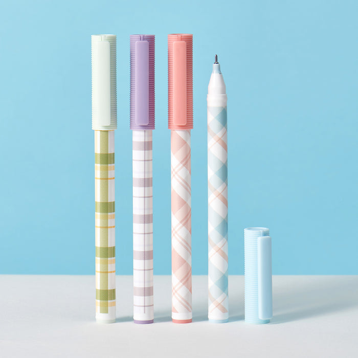 Kaco Jumbo Plaid Gel Pen Set