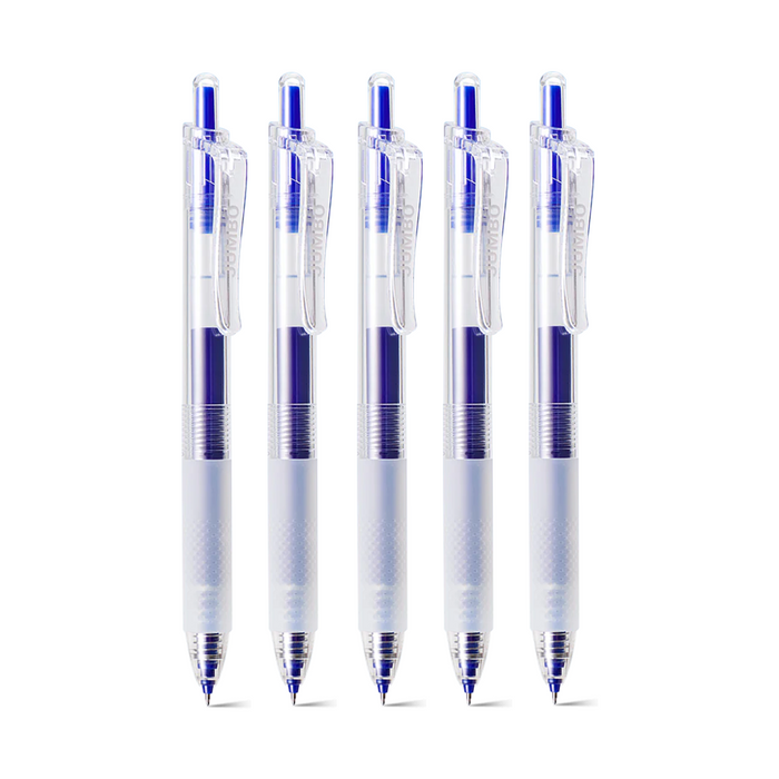 Kaco Jumbo Push Blue Ink Gel Pen Set