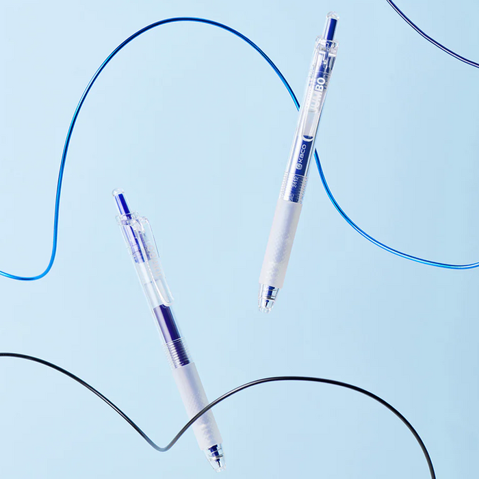 Kaco Jumbo Push Blue Ink Gel Pen Set