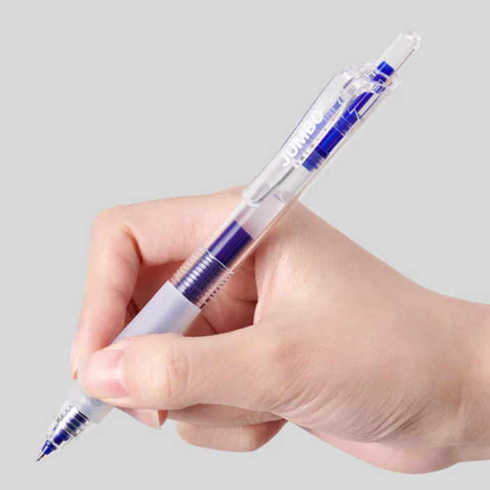 Kaco Jumbo Push Blue Ink Gel Pen Set