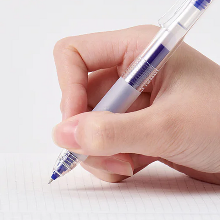 Kaco Jumbo Push Blue Ink Gel Pen Set