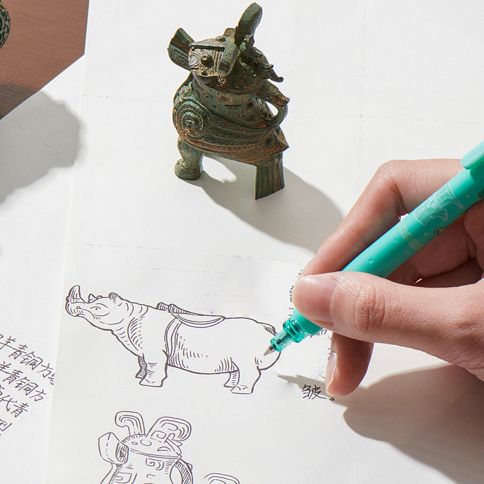 Kaco Rocket Bronze Age 0.5mm Gel Pen Set (with National Museum of China)