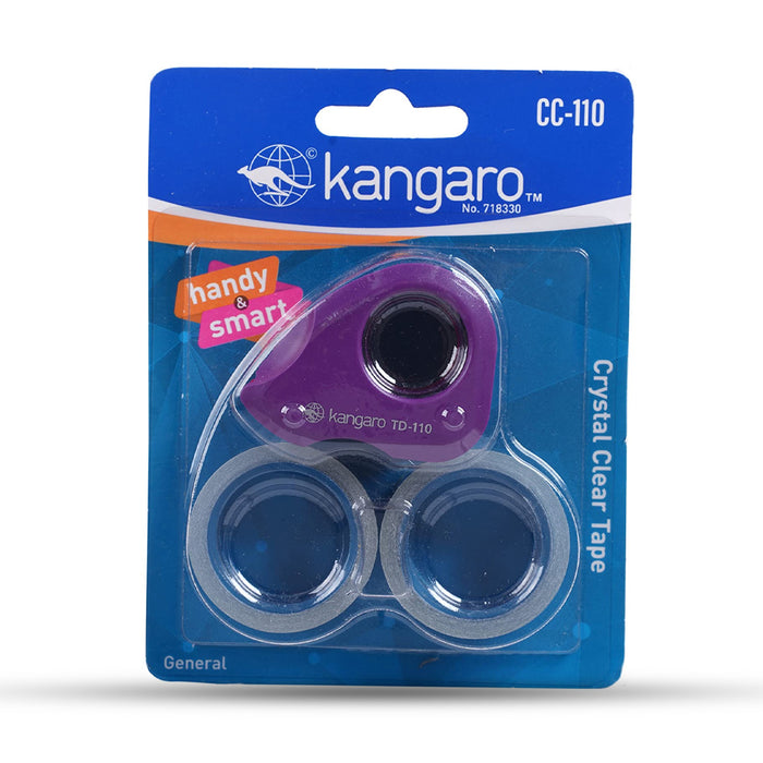 Kangaro Handy & Smart Crystal Clear Tape Dispenser