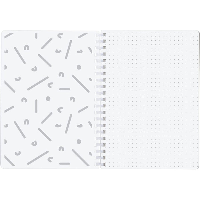 Kokuyo ROMERO BRITTO Soft Ring Notebook B6 - SCOOBOO - BRSR148WT02 - Ruled