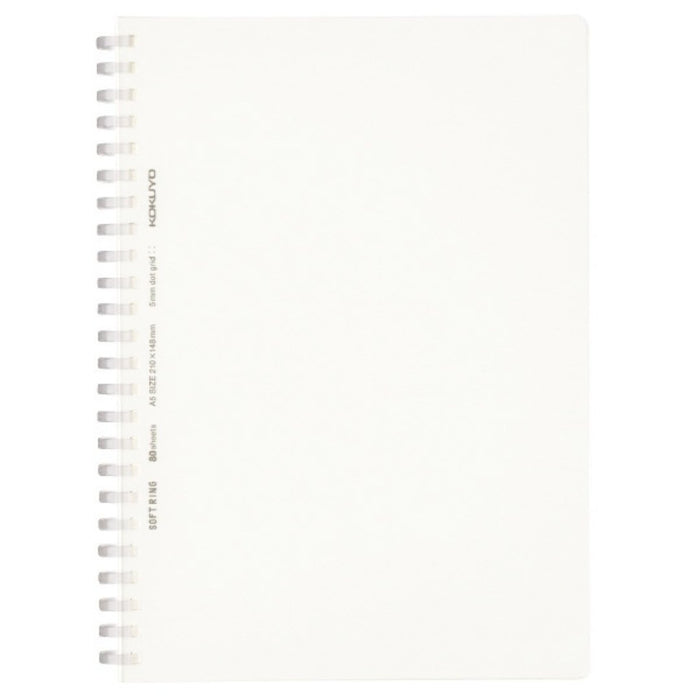 Kokuyo Soft Ring Clear Grid Dot Ruled Transparent Notebook - SCOOBOO - Su-SV538WT-T - Ruled