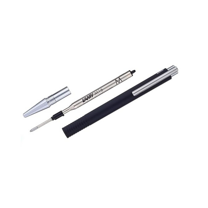 Lamy Logo M+ Blue Ink Ball Pen