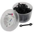 Laurel Bag Fastener Sigma Black 48 mm - Pack of 90 - SCOOBOO - 0204 - 11 - Paperclips, Fasteners & Rubber bands