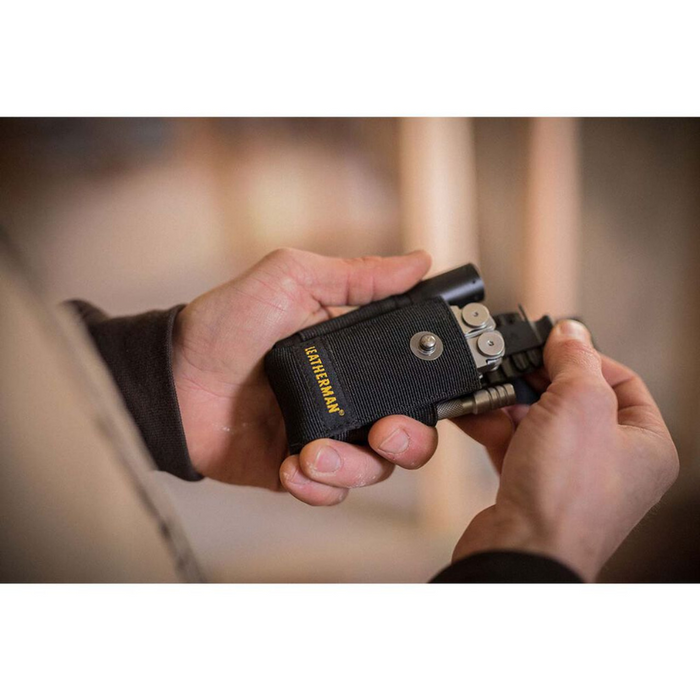 LEATHERMAN SHEATH NYLON BLACK LARGE 4 POCKET