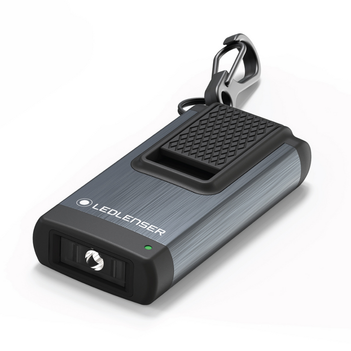 LED LENSER K4R GREY RECHARGEABLE KEY RING LIGHT
