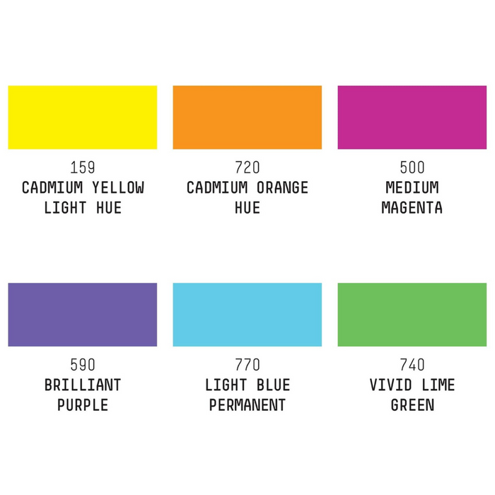 Liquitex Professional Acrylic Marker Set - Pack of 6