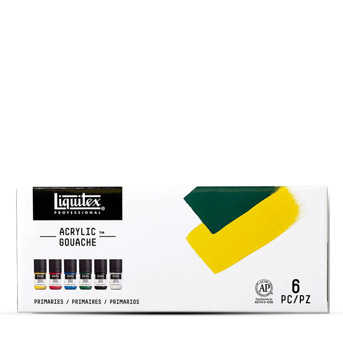 Liquitex Professional Primaries Acrylic Gouache Set