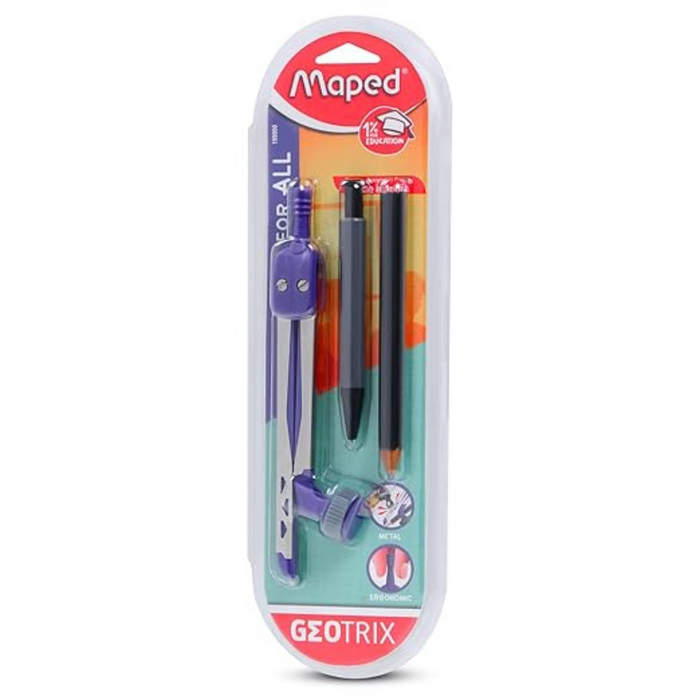 Maped Geotrix Compass+ Mechanical Pencil+ Wooden Pencil Set