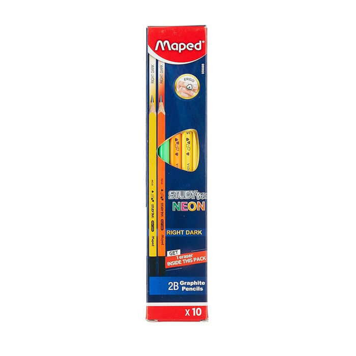 Maped Study peps Neon Right Dark Graphite Pencils Set