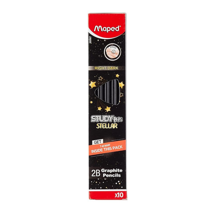 Maped Study Peps Stellar Pencil With Eraser