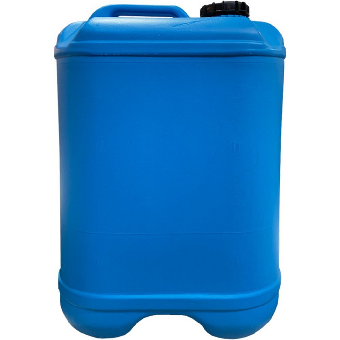 MBA 25 LITRE BLUE CUBE PLASTIC JERRY CAN