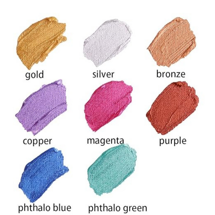 Mont Marte 18ml Metallic Acrylic Set