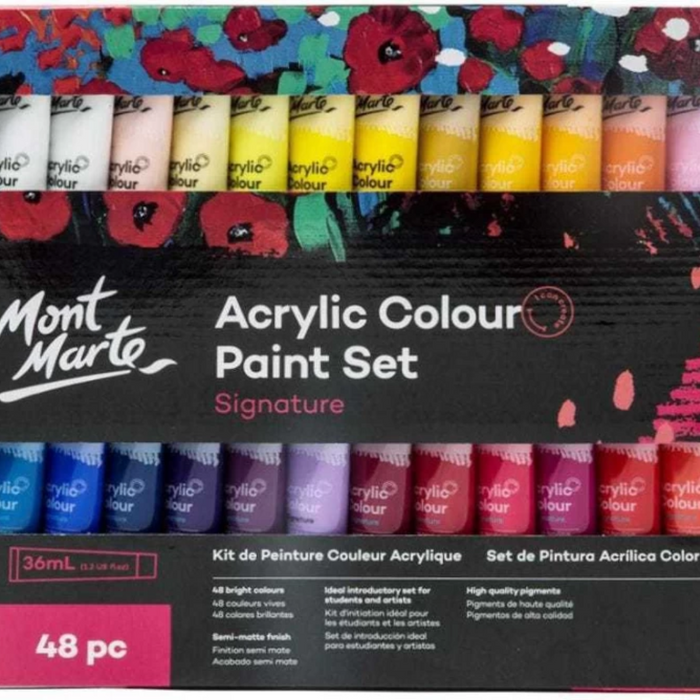 Mont Marte Acrylic Colour Paint Set Signature