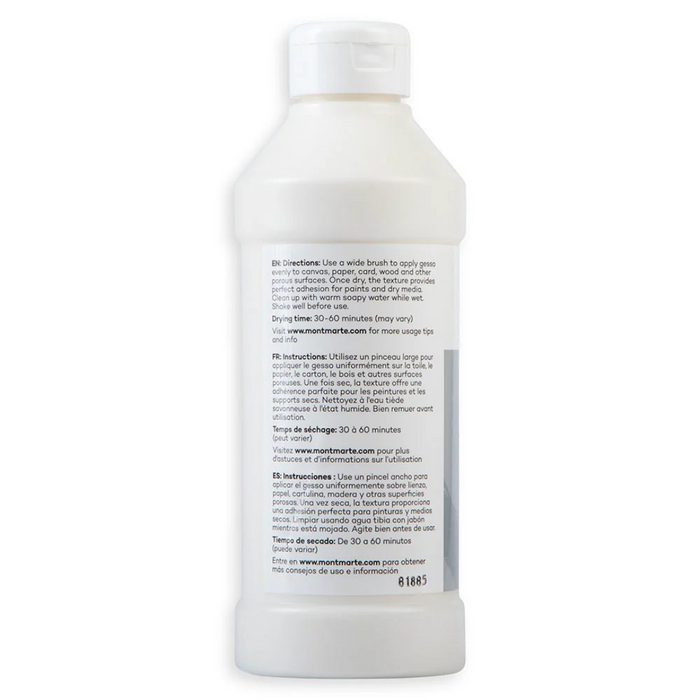Mont Marte Clear Texture Gesso Premium 500ml