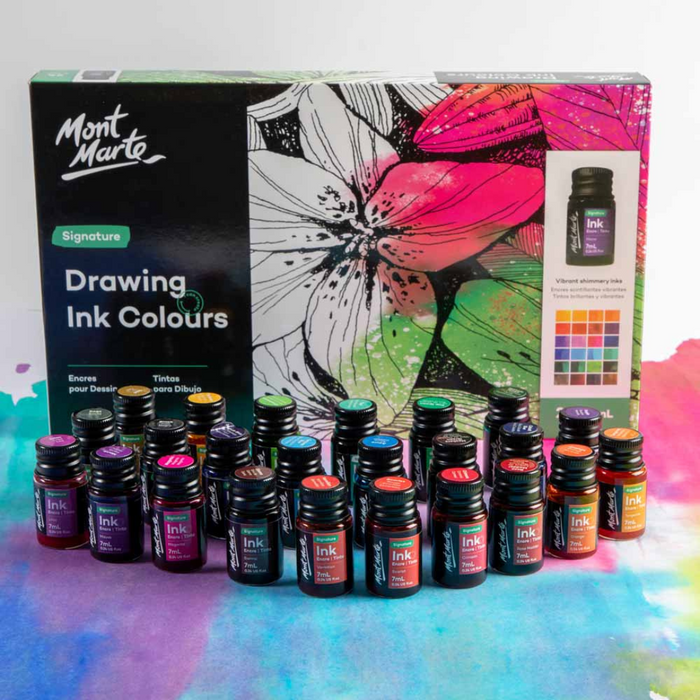 Mont Marte Drawing Ink Colour Signature Set