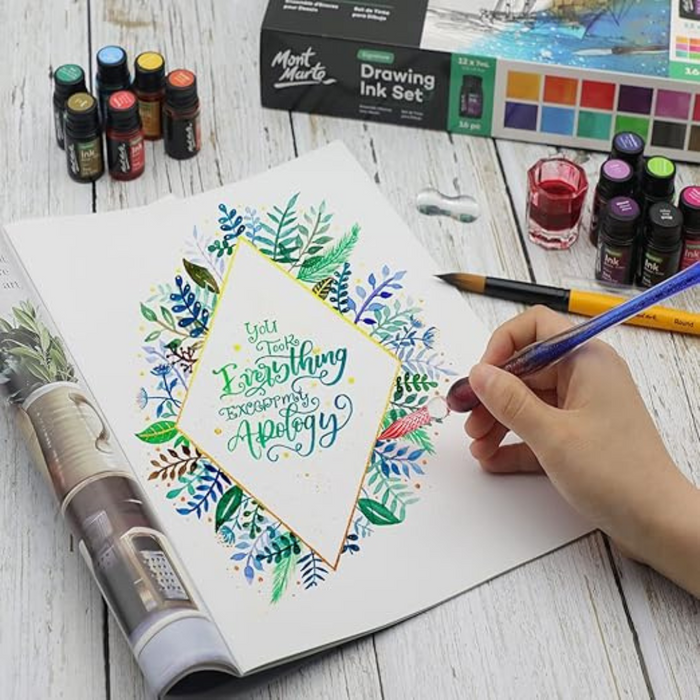 Mont Marte Drawing Ink Colour Signature Set
