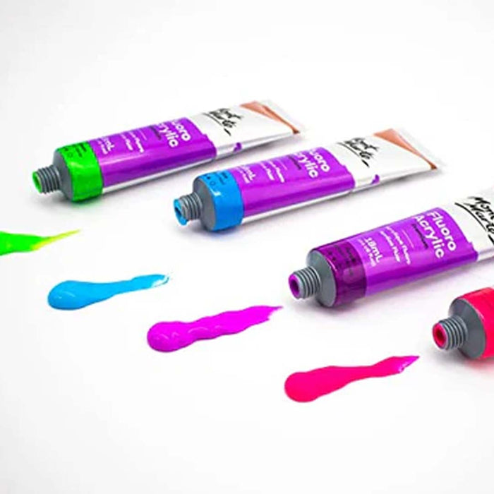 Mont Marte Fluoro Acrylic Paint Intro Set
