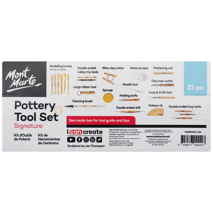 Mont Marte Pottery Tool Set Signature