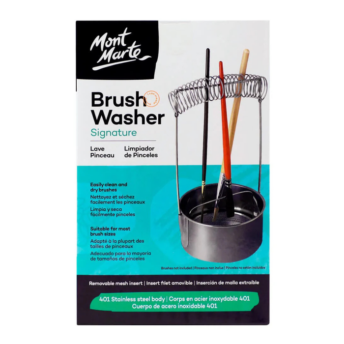 Mont Marte Signature Stainless Steel Brush Washer