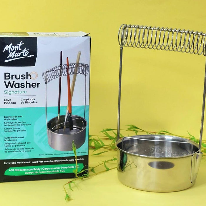 Mont Marte Signature Stainless Steel Brush Washer