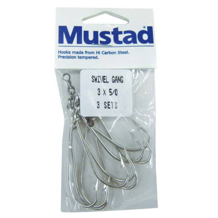 MUSTAD SWIVEL GANGED HOOK [SZ:#3/0]