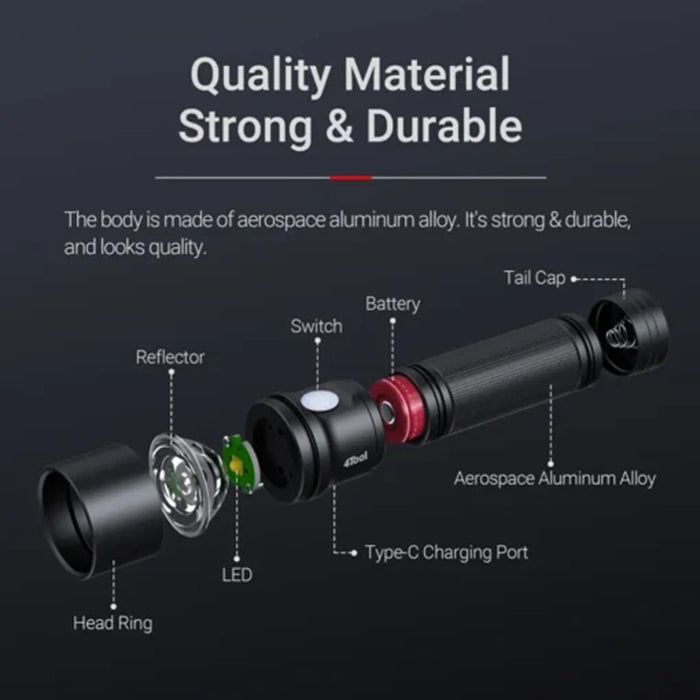 NEXTORCH ED20 4 TOOL RECHARGEABLE FLASHLIGHT 2200L
