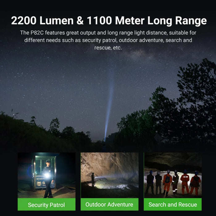 NEXTORCH P82C 2200 LUMEN LED TORCH