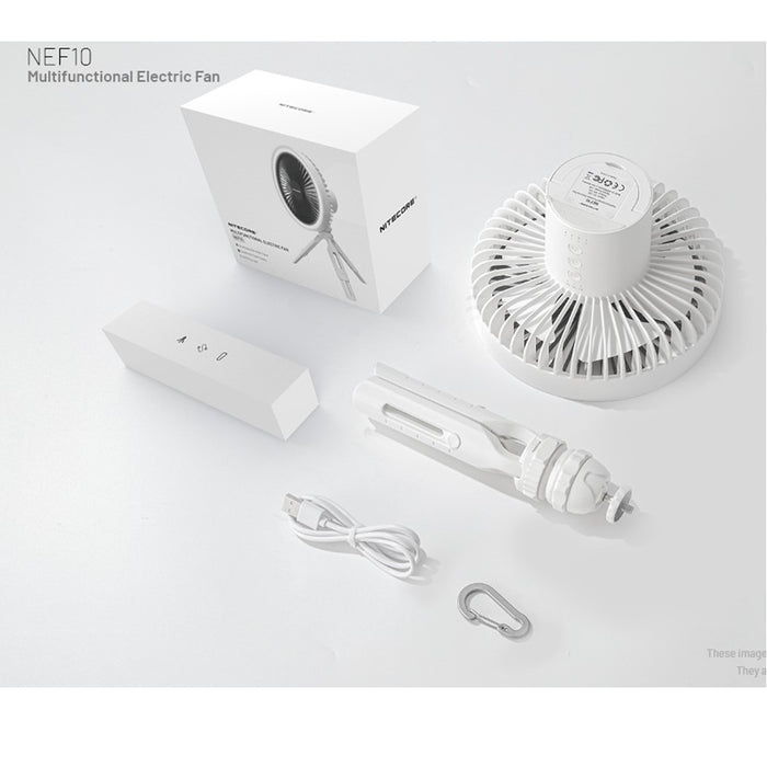 NITECORE NEF10 MULTIFUNCTIONAL ELECTRIC FAN - GREY