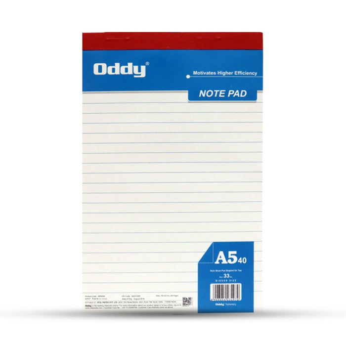 Oddy Writing Paper Pads
