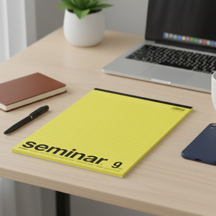 Okina Seminar Report A4 Ruled Notepad