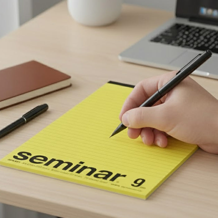 Okina Seminar Report A4 Ruled Notepad