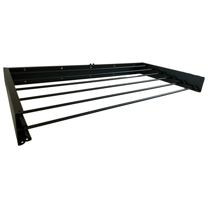 ON THE ROAD WALL MOUNTED CLOTHES AIRER 100CM BLACK