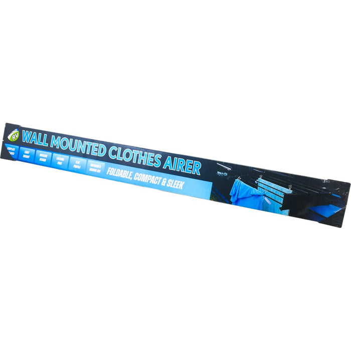 ON THE ROAD WALL MOUNTED CLOTHES AIRER 100CM BLACK